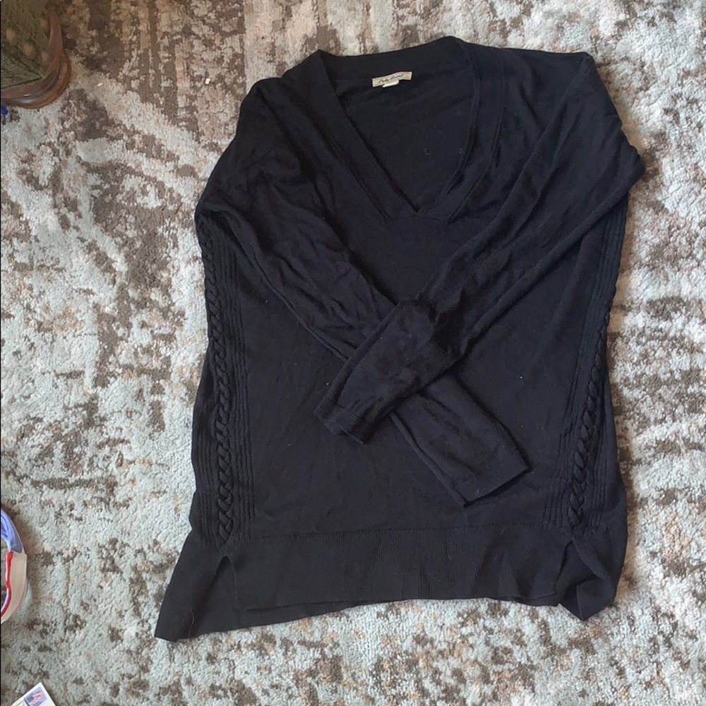 Luck brand black sweater